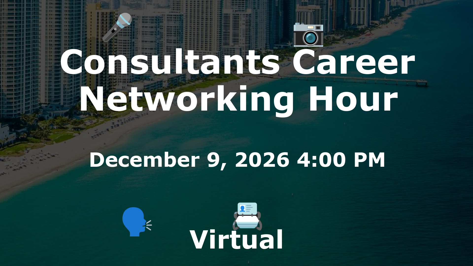 Consultants Career Networking Hour event image